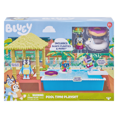 Bluey Pool Time Fun Play Set - Toyworld