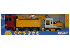 Bruder Man Truck With Excavator Img 2 - Toyworld