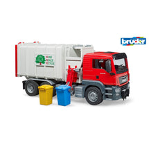 Bruder Man Tgs Side Load Garbage Truck - Toyworld