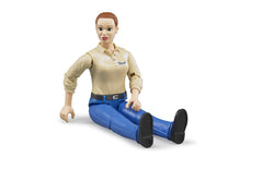 Bruder Woman Light Skin Blue Jeans Figurine Img 2 - Toyworld