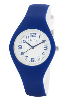 Cactus Watch Blue And White | Toyworld