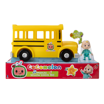 Cocomelon Musical Yellow School Bus - Toyworld