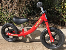 Colorado 12 Inch Hotshot Red Alloy Balance Bike - Toyworld