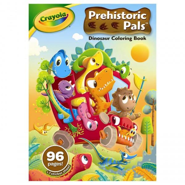 Crayola Prehistoric Pals Coloring And Sticker Book | Toyworld