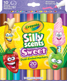 CRAYOLA SILLY SCENTS DUAL-ENDED MARKERS 10 PACK