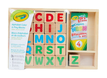 Crayola Alphabet Color & Play Blocks - Toyworld