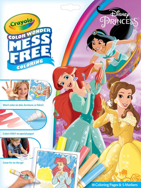 Crayola Color Wonder Mess Free Coloring Disney Princess - Toyworld