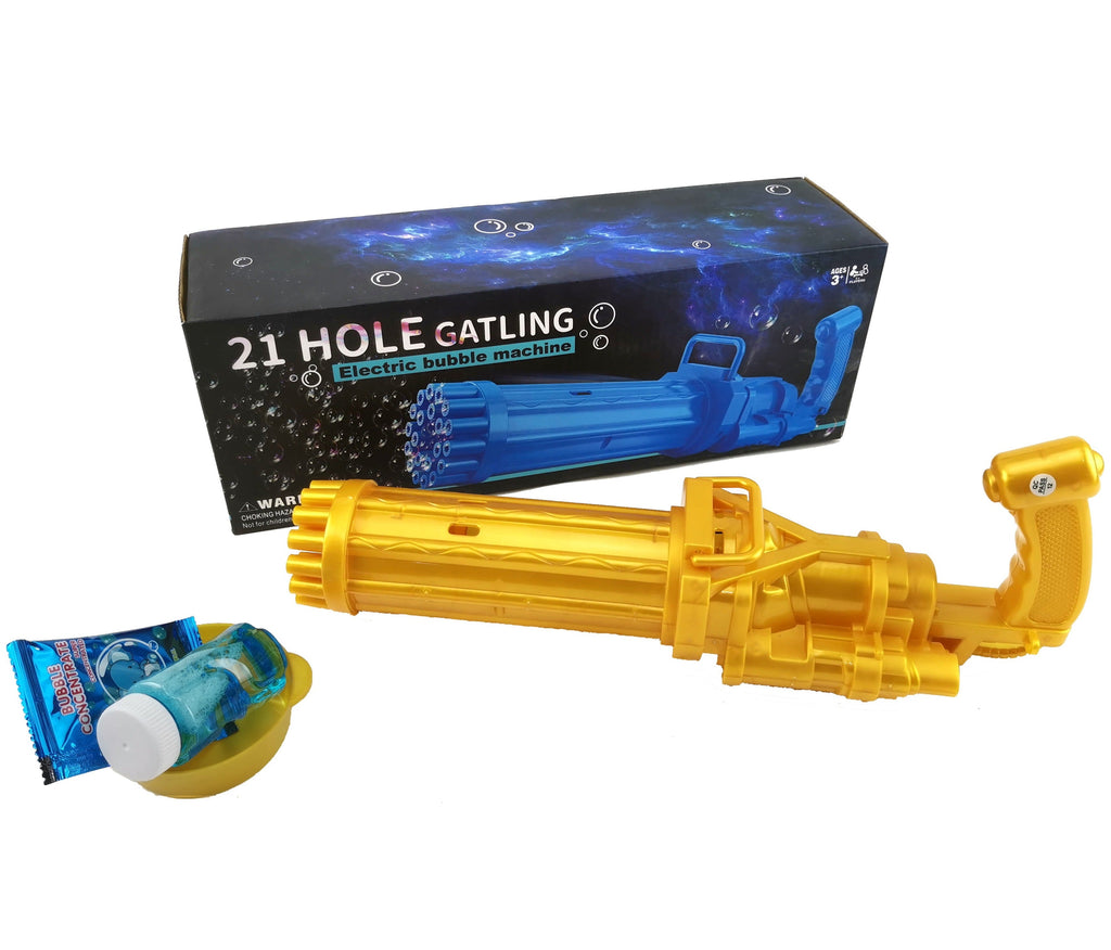 21 HOLE GATLING ELECTRIC BUBBLE MACHINE