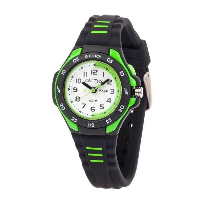 Cactus Time Teacher Watch Green And Black | Toyworld