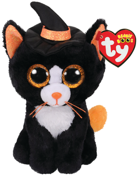 Beanie Boos Regular Halloween Cat With Hat | Toyworld