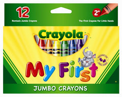 Crayola My First Jumbo Crayons 12 Pack - Toyworld