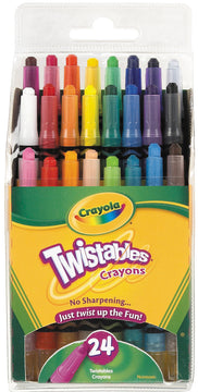 Crayola 24 Mini Twistables Crayons - Toyworld