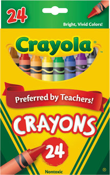 Crayola Crayons 24 Pack - Toyworld