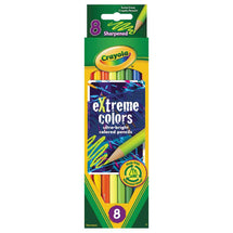 Crayola 8 Extreme Coloured Pencils - Toyworld