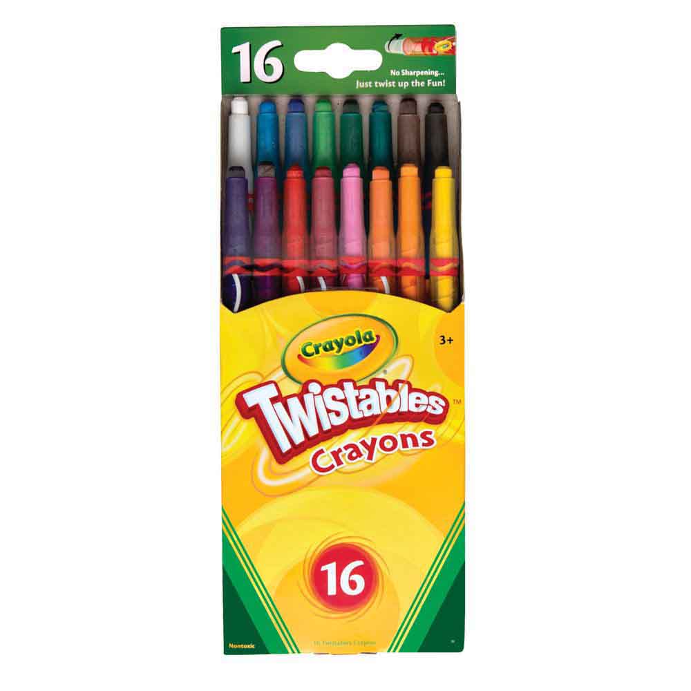 Crayola Twistable Crayons Pack 16 - Toyworld