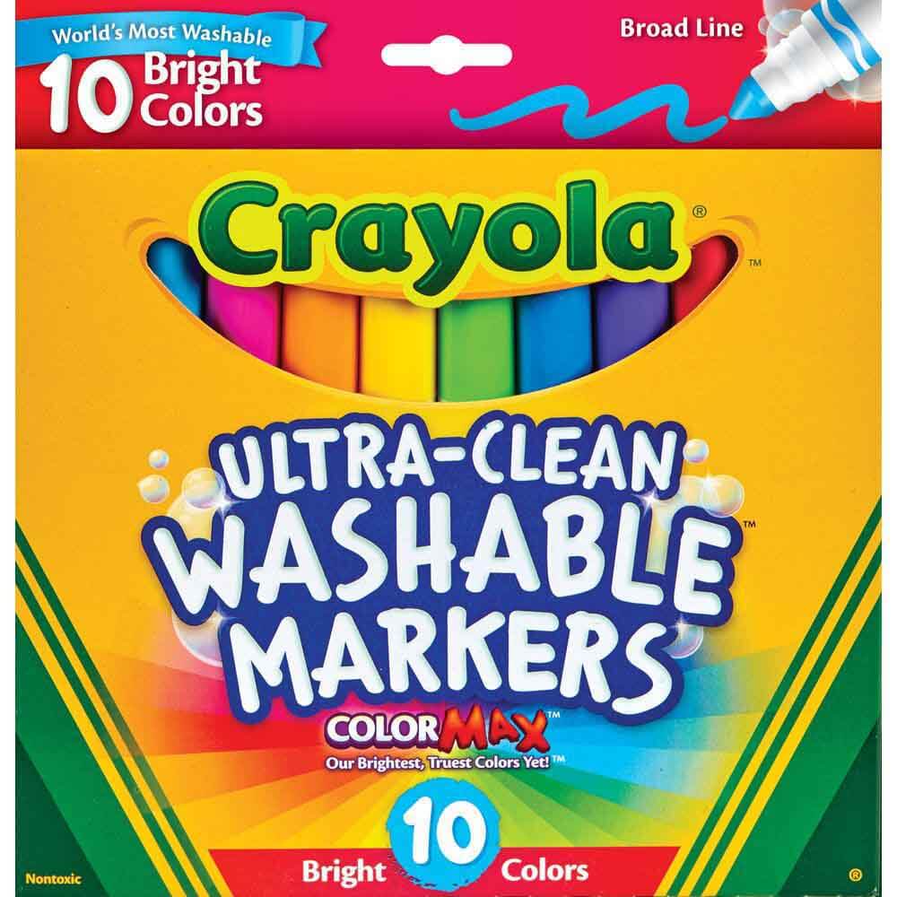 Crayola Ultra Clean Bright Markers - Toyworld