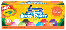 Crayola Washable Kids Paint 10 Pack - Toyworld