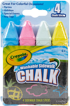 Crayola Washable Sidewalk Chalk | Toyworld