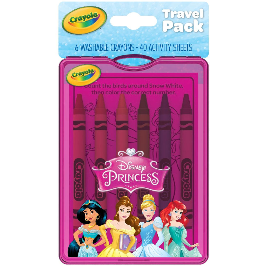 Crayola On The Go Travel Pack Disney Princess - Toyworld