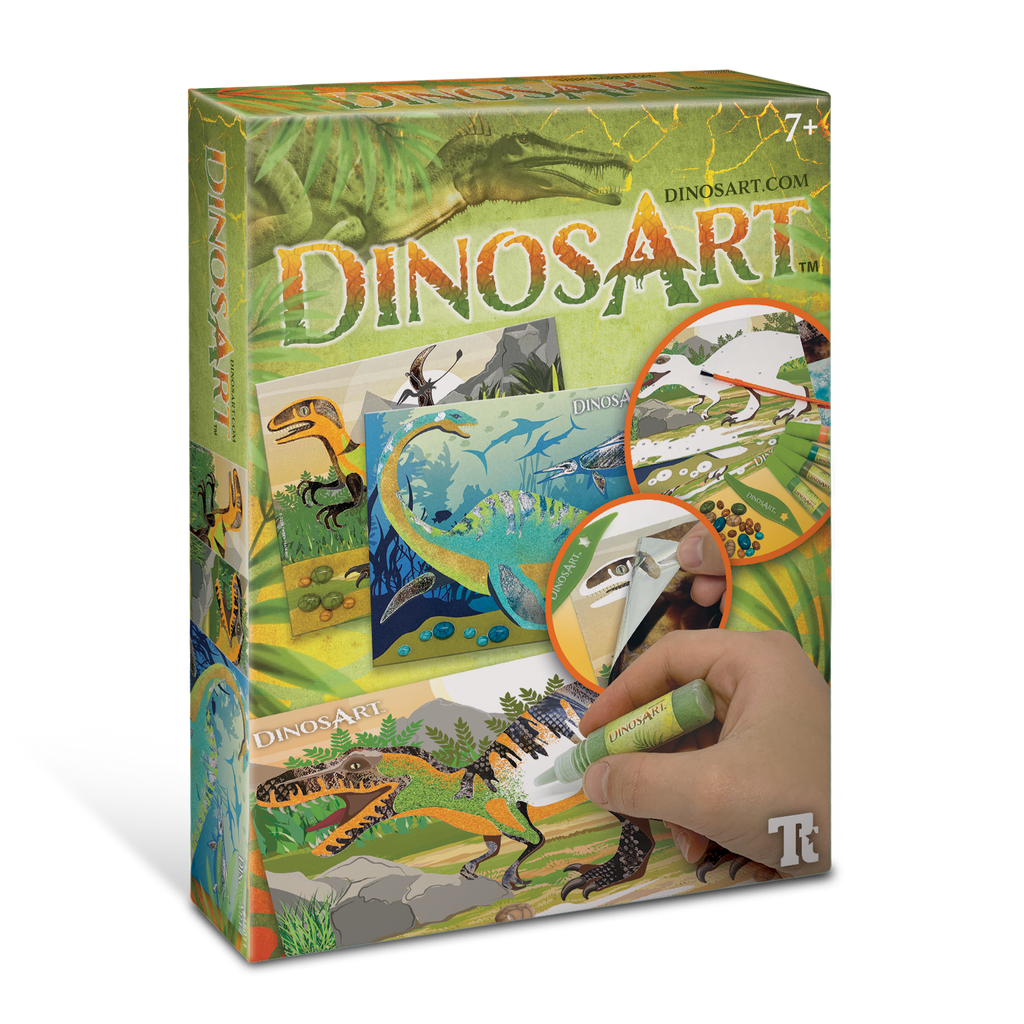 Dinosart Sand And Foil Art | Toyworld