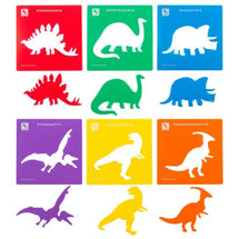 Dinosaur Stencils Set Of 6 - Toyworld
