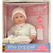Dolls World Little Poppet 38cm Soft Bodied Doll - Toyworld