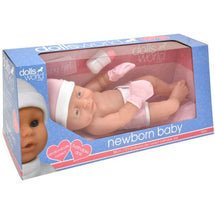 Dolls World Newborn Baby Girl 38cm Anatomically Correct Bathable Doll - Toyworld