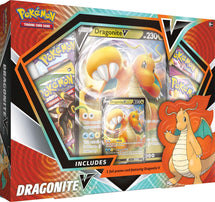 POKEMON TRADING CARD GAME V BOX ASSORTED STYLES HOOPA V AND DRAGONITE V