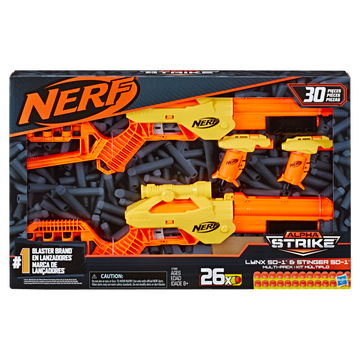 Nerf Alpha Strike Lynx And Stinger Multi Pack | Toyworld