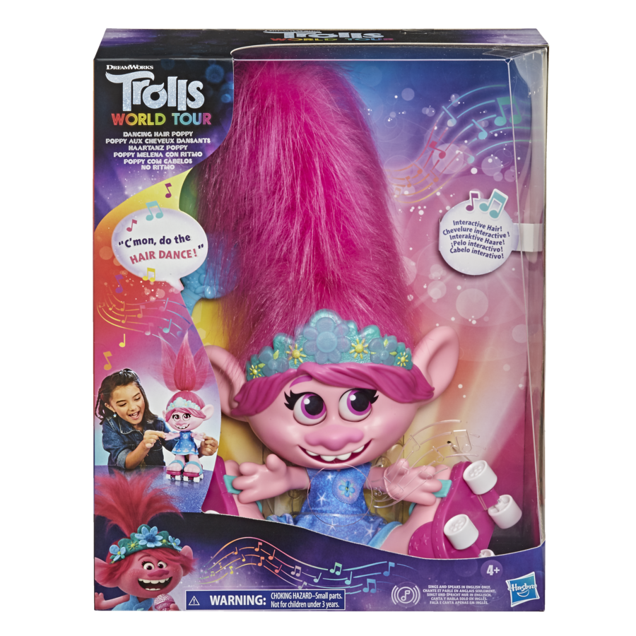 Trolls Dancing Hair Poppy - Toyworld