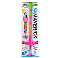 FLYBAR MAVERICK POGO STICK - PINK/GREEN