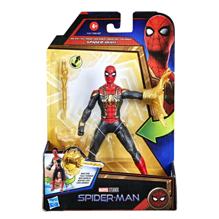 MARVEL SPIDERMAN 6 INCH FIGURE WITH WEB SPINNER