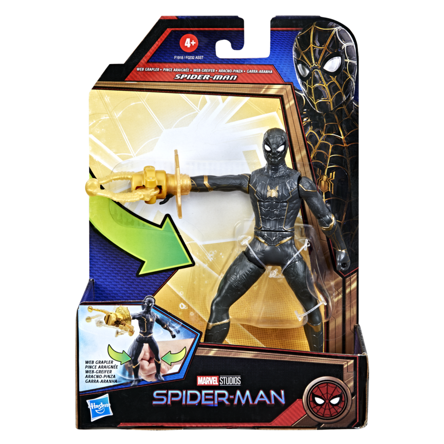 MARVEL SPIDERMAN 6 INCH FIGURE WITH WEB GRAPPLER