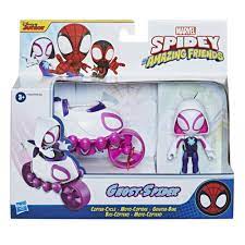 Marvel Spidey And Amazing Friends Vehicle And Figure Ghost Spider | Toyworld