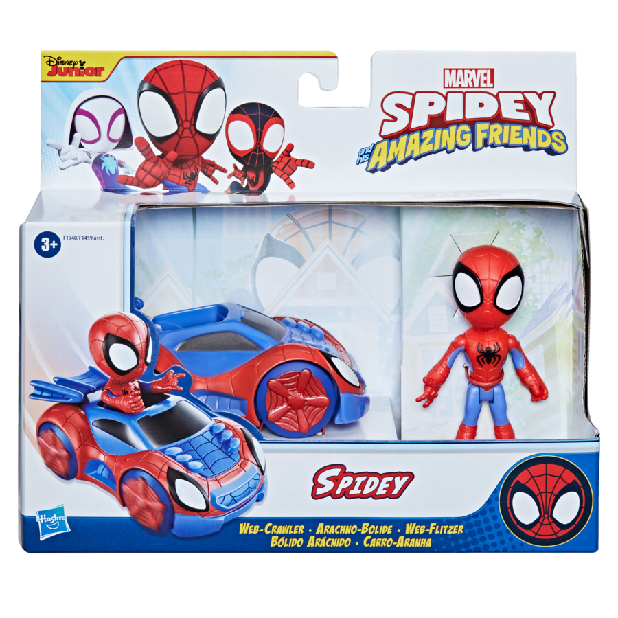 Marvel Spidey And Amazing Friends Vehicle And Figure Spidey | Toyworld