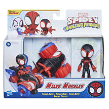 Marvel Spidey And Amazing Friends Vehicle And Figure Miles Morales | Toyworld