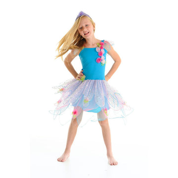 Fairy Girls Crystal Fairy Dress Turquoise Small - Toyworld
