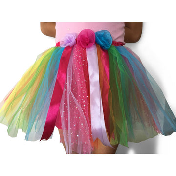 Fairy Girls Magical Fairy Skirt Rainbow - Toyworld