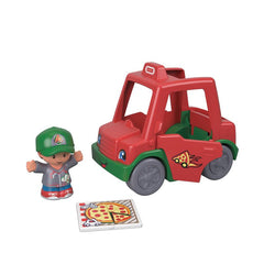 Fisher Price Little People Small Vehicle Pizza Car - Toyworld