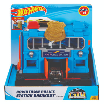 Hot Wheels City Downtown Police Station Breakout - Toyworld