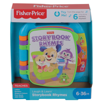Fisher Price Story Book Rhymes Blue - Toyworld