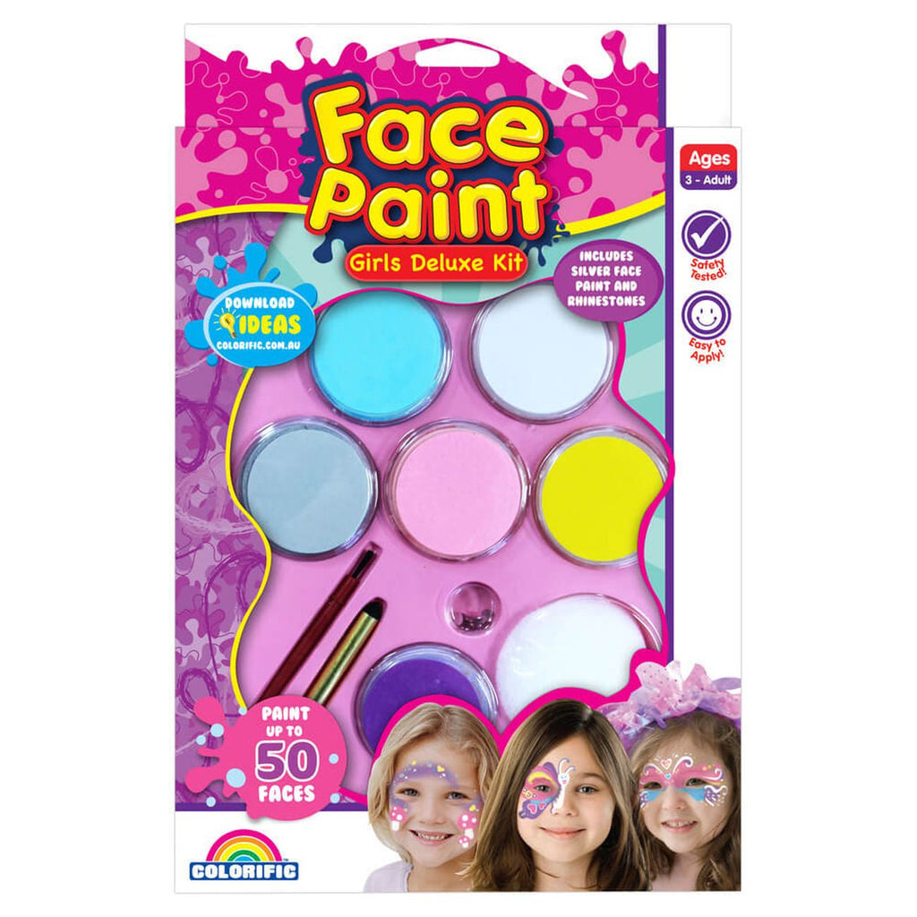 Face Paint Girls Deluxe Kit - Toyworld