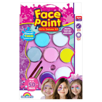 Face Paint Girls Deluxe Kit - Toyworld