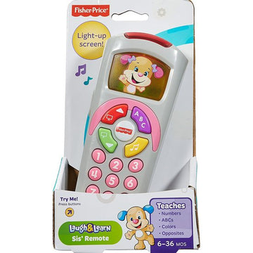 Fisher Price Laugh Learn Puppys Remote Pink - Toyworld