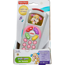 Fisher Price Laugh Learn Puppys Remote Pink - Toyworld