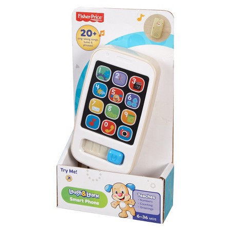 Fisher Price Laugh Learn Smart Phone Cream - Toyworld