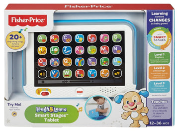Fisher Price Laugh Learn Smart Stages Tablet Blue - Toyworld