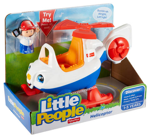 Fisher Price Little People Mid Sized Vehicle Helicopter - Toyworld