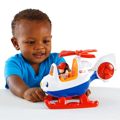 Fisher Price Little People Mid Sized Vehicle Helicopter Img 2 - Toyworld