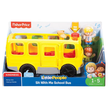 Fisher Price Little People Large Vehicle Sit With Me School Bus | Toyworld
